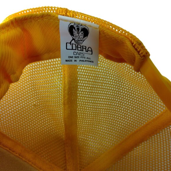 Lions Club International Elkins West Virginia Cap Hat Gold Mesh Trucker Cobra - Picture 14 of 14